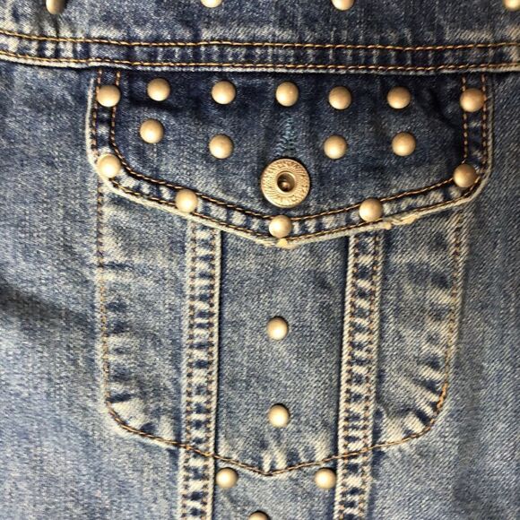 NWT Topman Studded Denim Jacket | Large - Picture 2 of 11